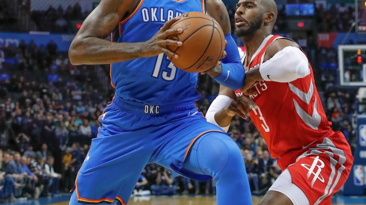 Thunder top Rockets without Westbrook for 7th straight win